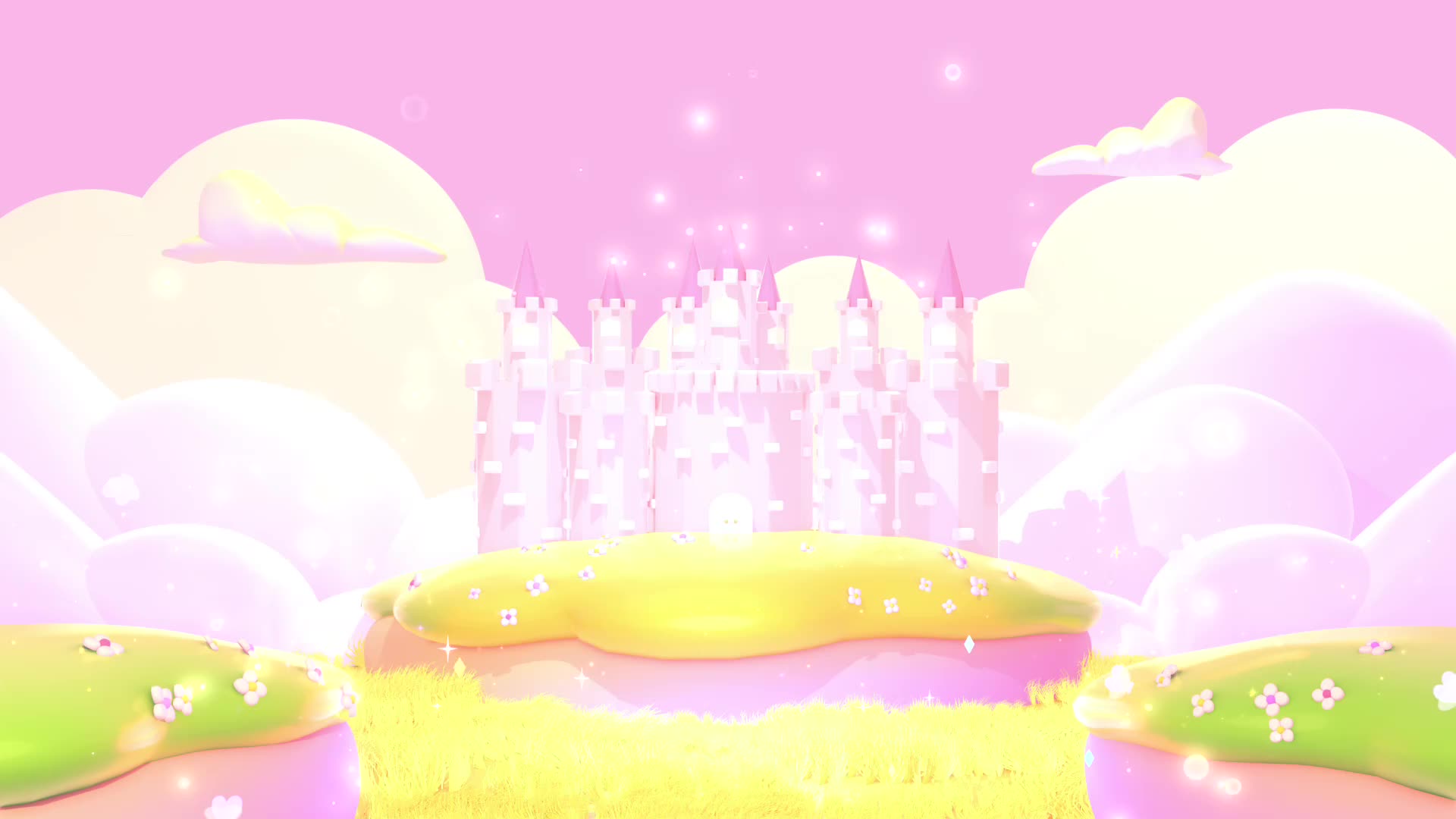 梦幻城堡动画背景