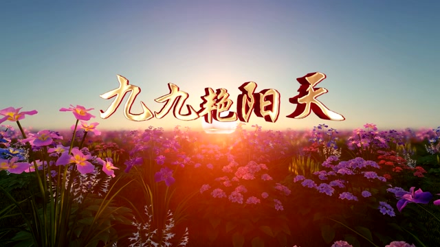 歌曲九九艳阳天led视频背景-无词