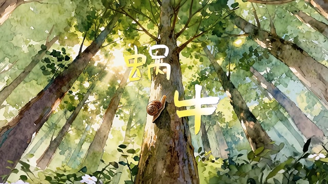 儿歌蜗牛led视频背景-有词