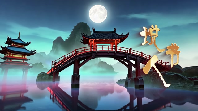 小沈阳歌曲说书人led视频背景-无词