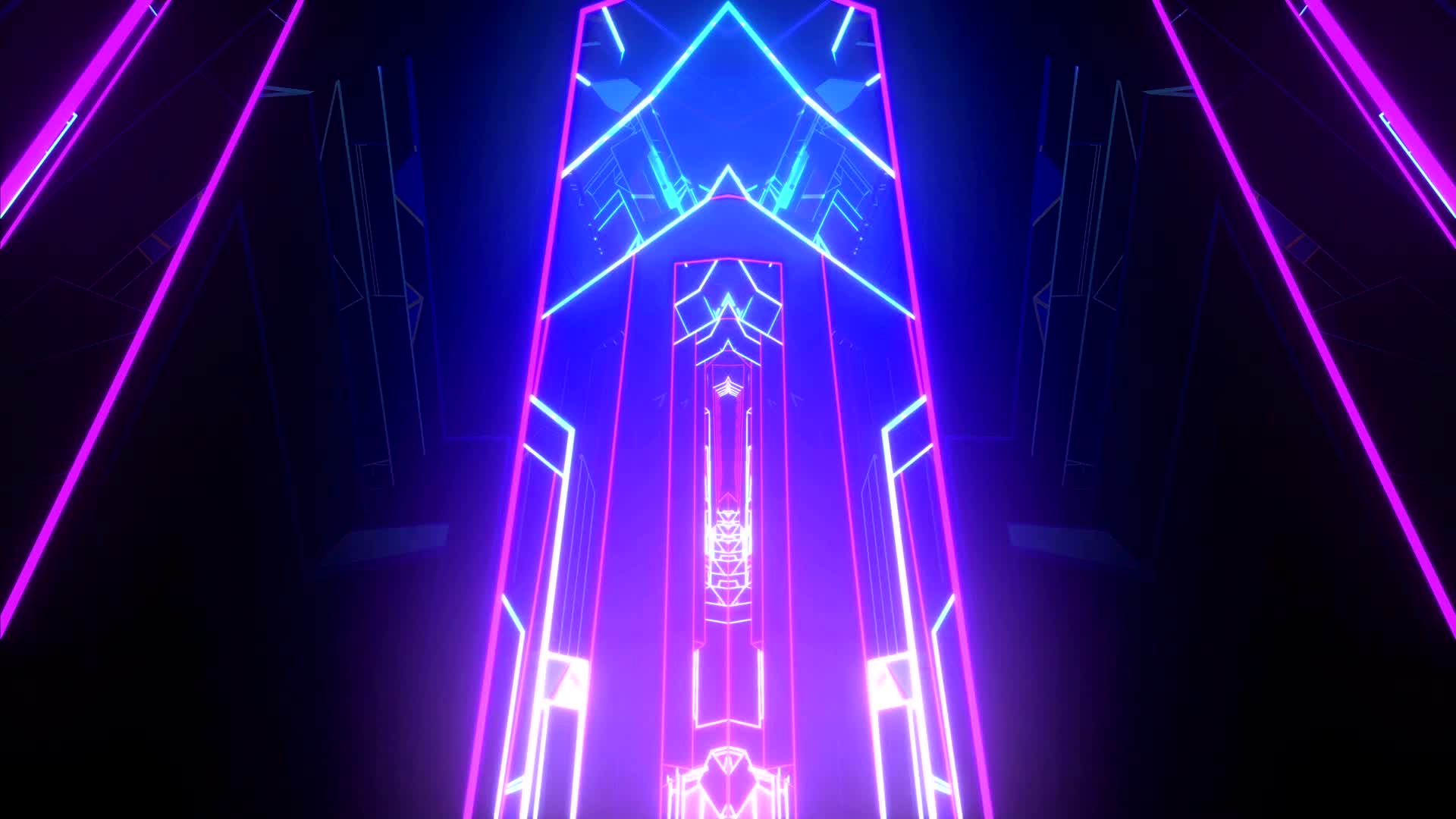 几何图形粒子光效动感舞台背景