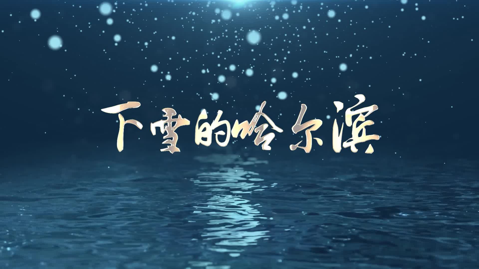 高进歌曲下雪的哈尔滨视频背景-有词