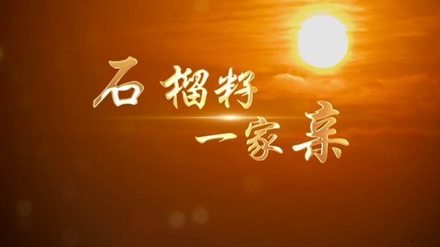 歌曲石榴籽一家亲led视频背景-无词