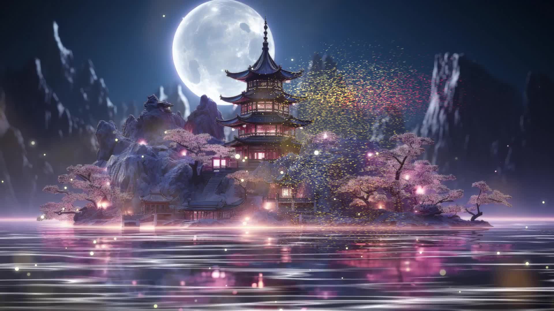 谭晶歌曲赤伶led视频背景-有词