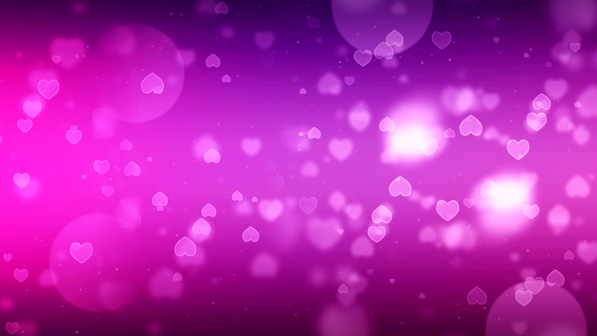 粉色爱心背景视频素材