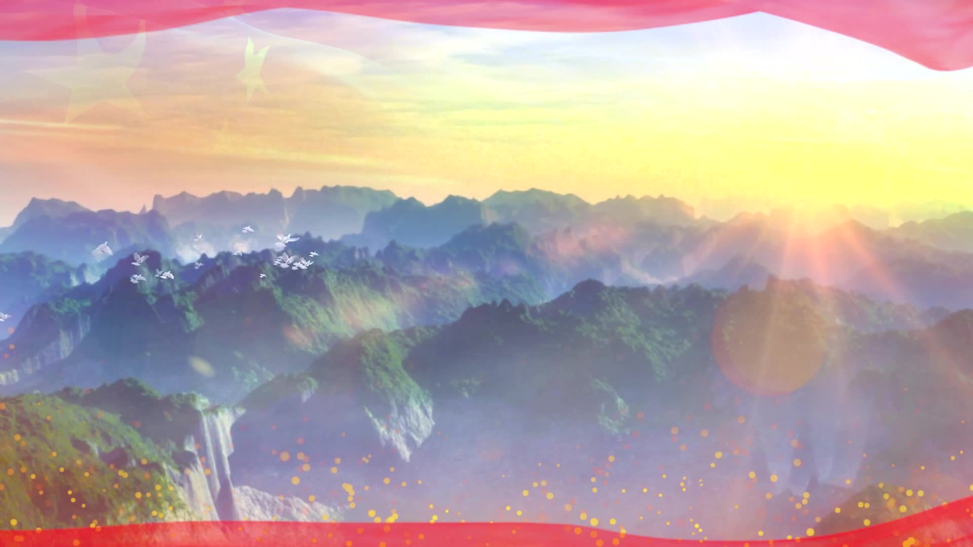 汪峰我爱你中国视频背景无字幕版本