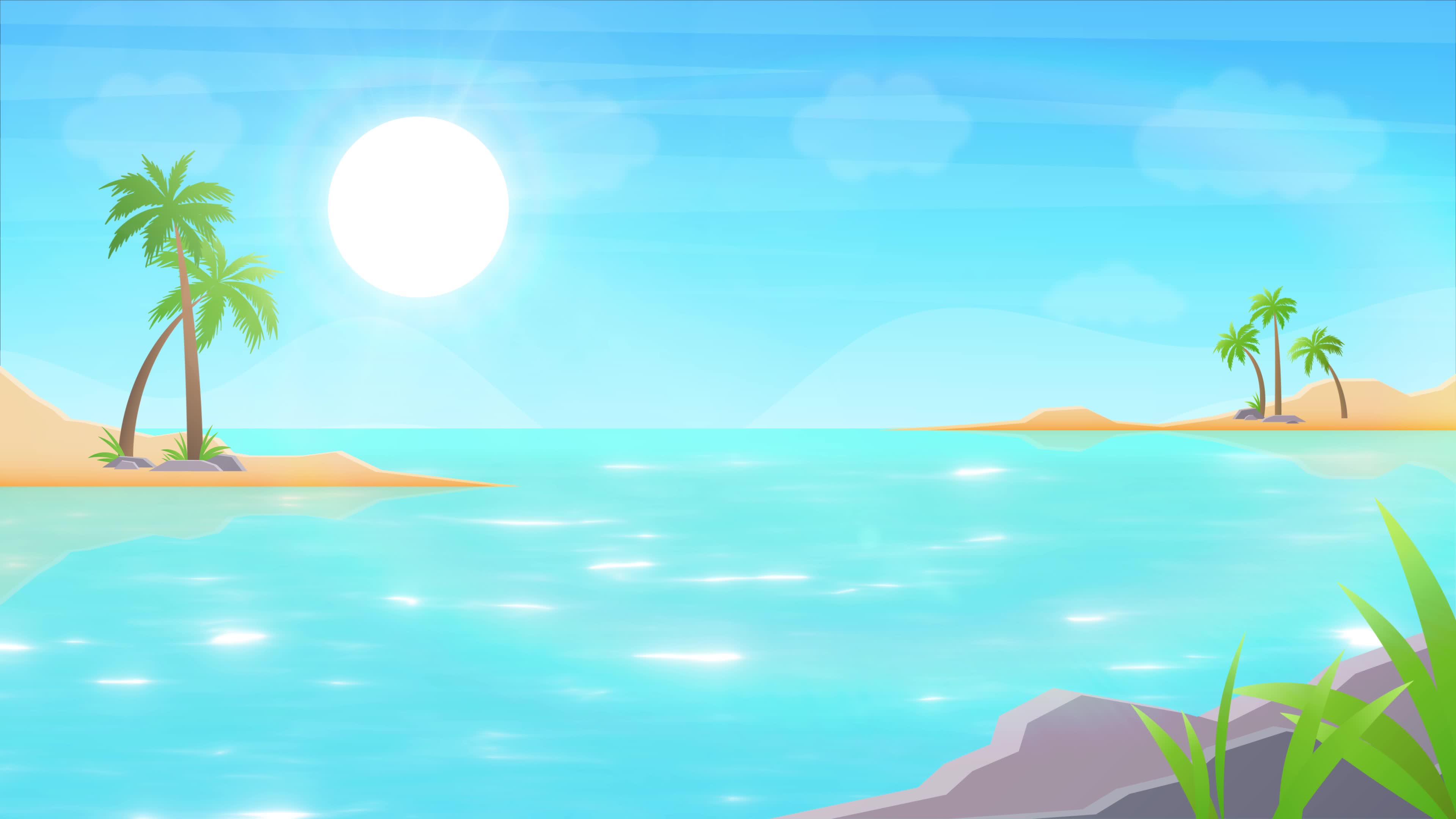 大海风景动画素材