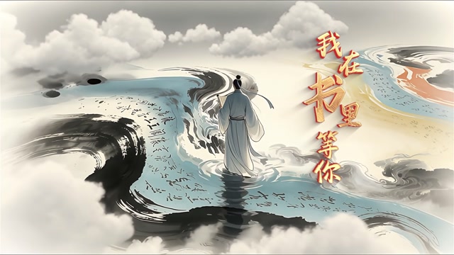 我在书里等你led朗诵视频背景