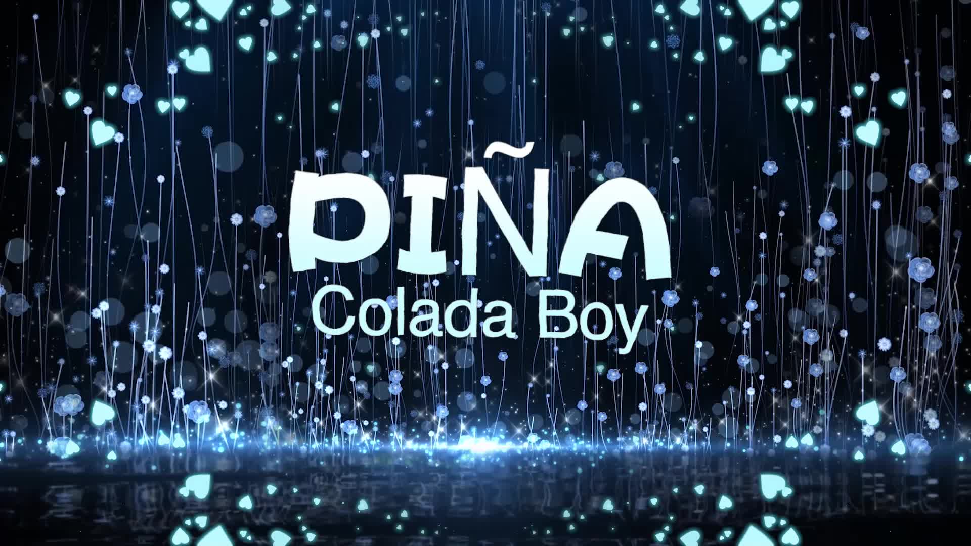 Piña Colada Boy鸡尾酒男孩led视频背景-无词