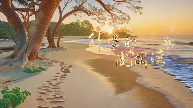 卓依婷歌曲外婆的澎湖湾led视频背景-无词
