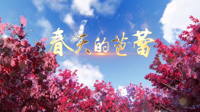 常思思歌曲春天的芭蕾led视频背景-有词