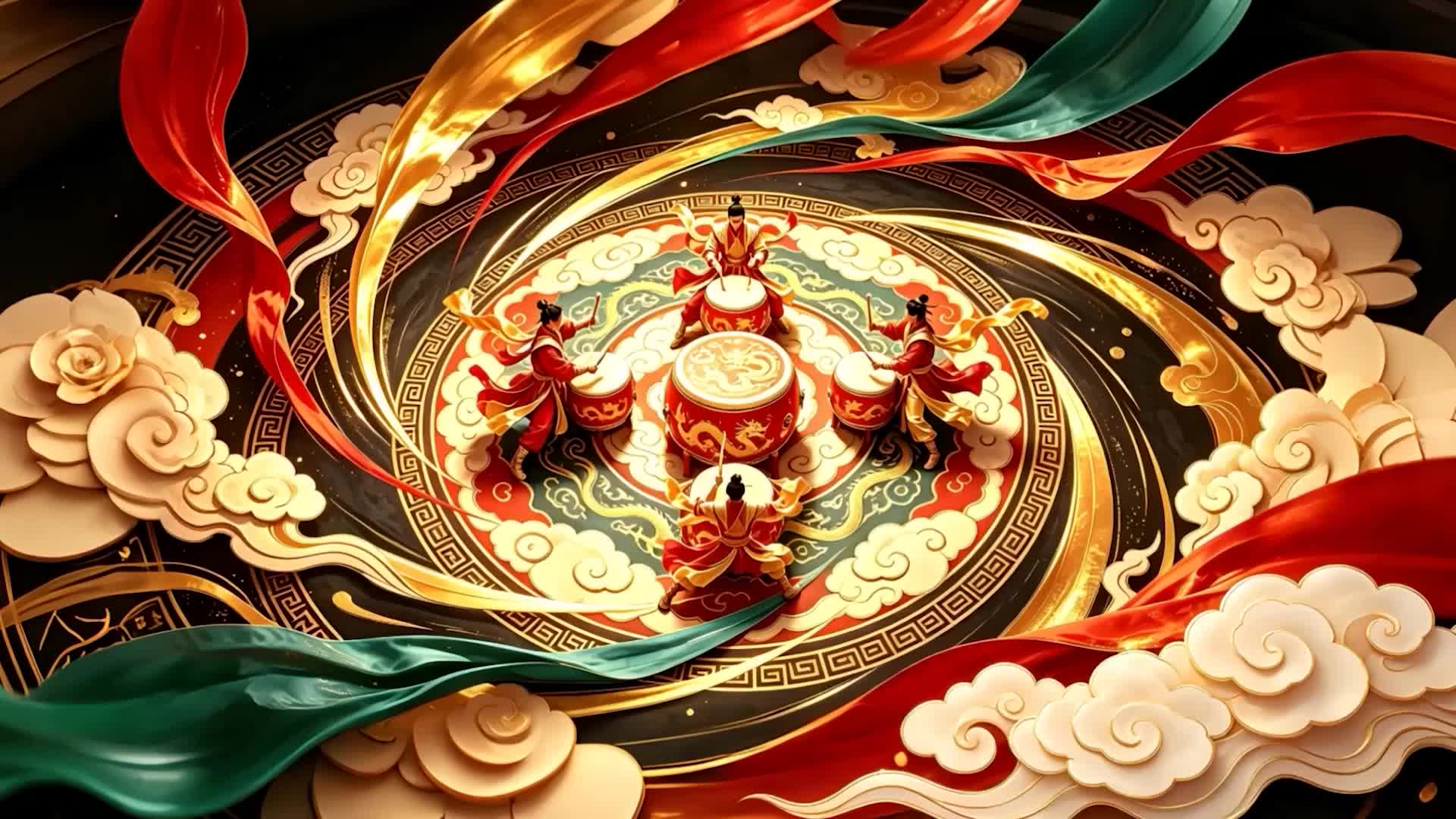 刘德华歌曲中国人led视频背景-画面有词