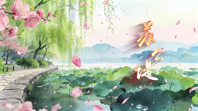 歌曲苏公堤led视频背景-无词