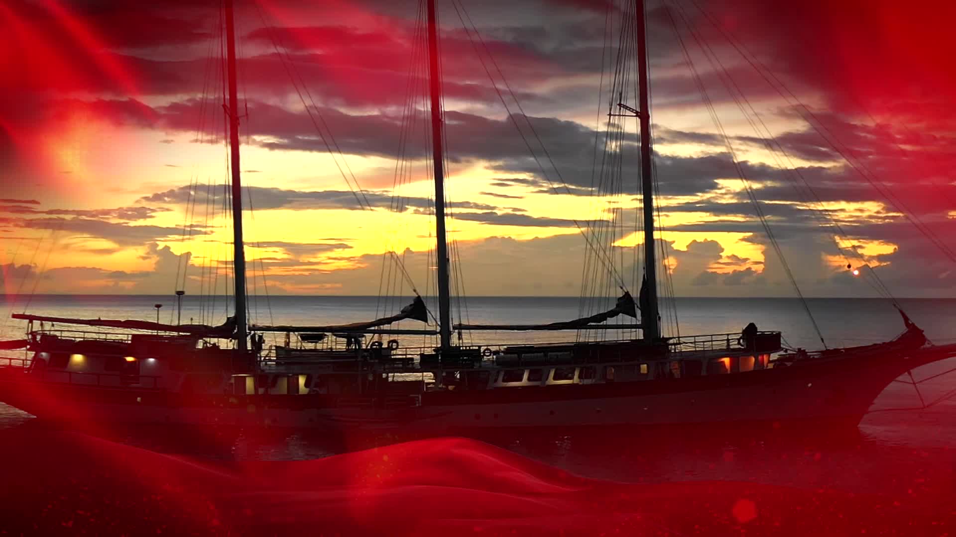 李思音南湖的红船伴奏led视频背景