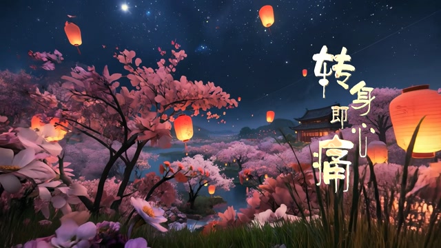 转身即心痛led视频背景-无词