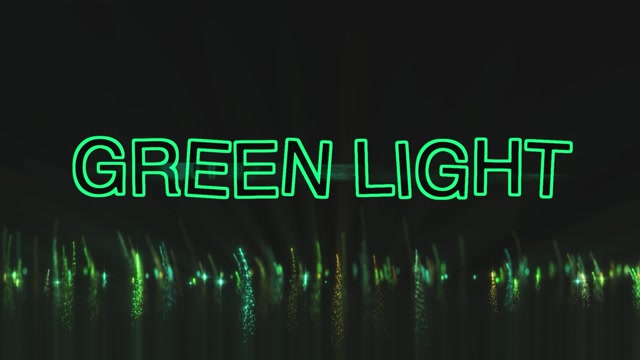 孙燕姿歌曲绿光led视频背景-有词