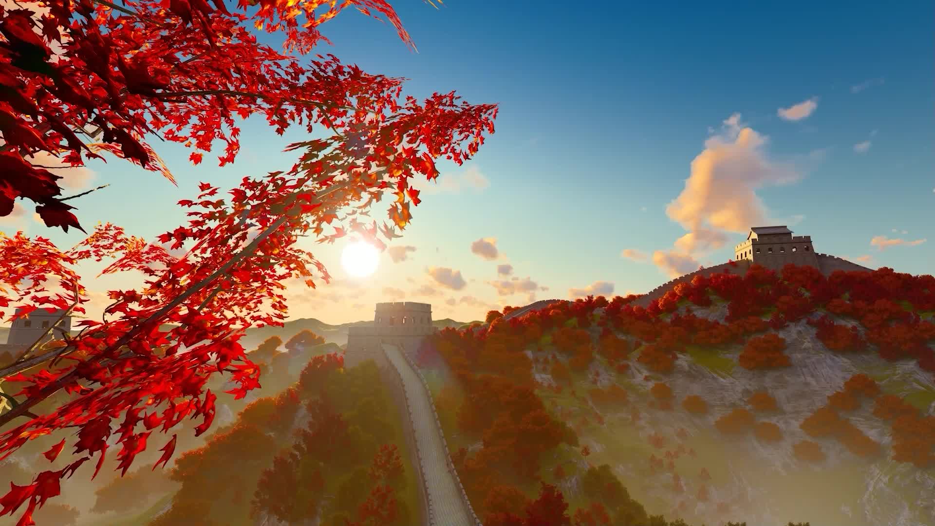 寂寞沙洲冷赤旗版led视频背景