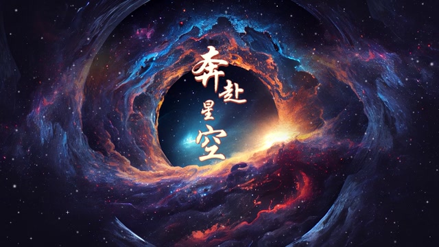 奔赴星空led视频背景-无词