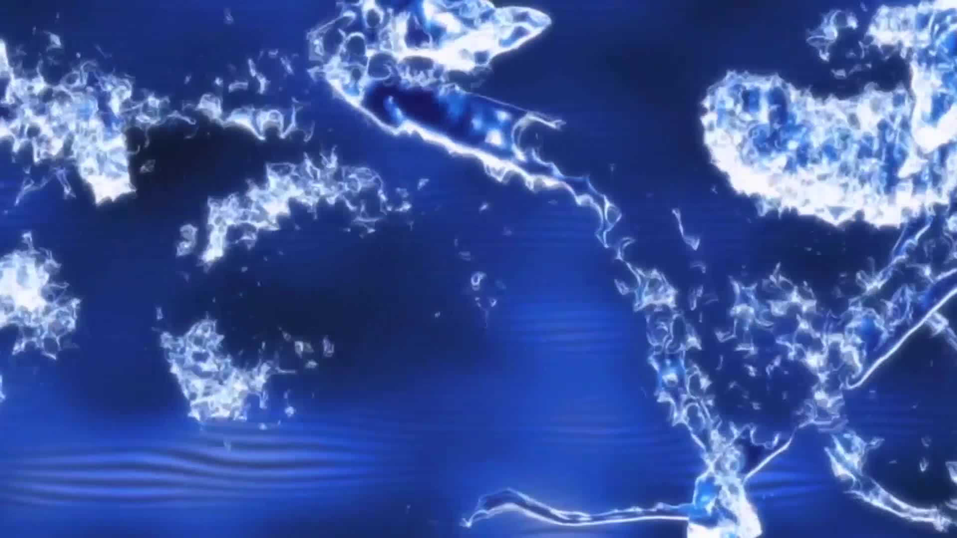水之灵led配乐视频成品水动画视频背景