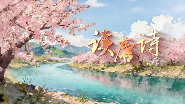 儿歌读唐诗eld视频背景-有词有诗文