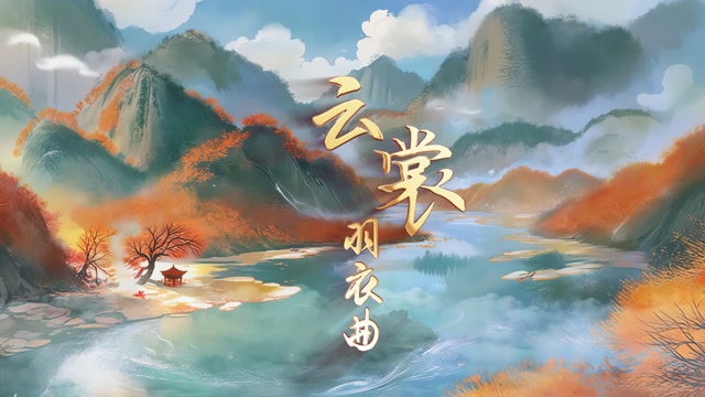 云裳羽衣曲led视频背景-有词