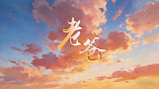 沙宝亮歌曲老爸led视频背景-无词