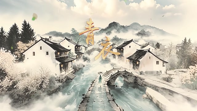 青衣led视频背景-有唱词