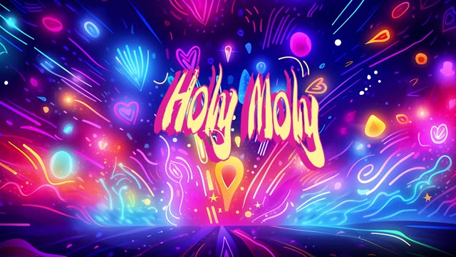 holy moly 演出舞台背景-有词