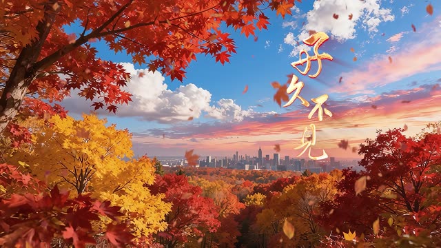 陈奕迅歌曲好久不见led视频背景-有词