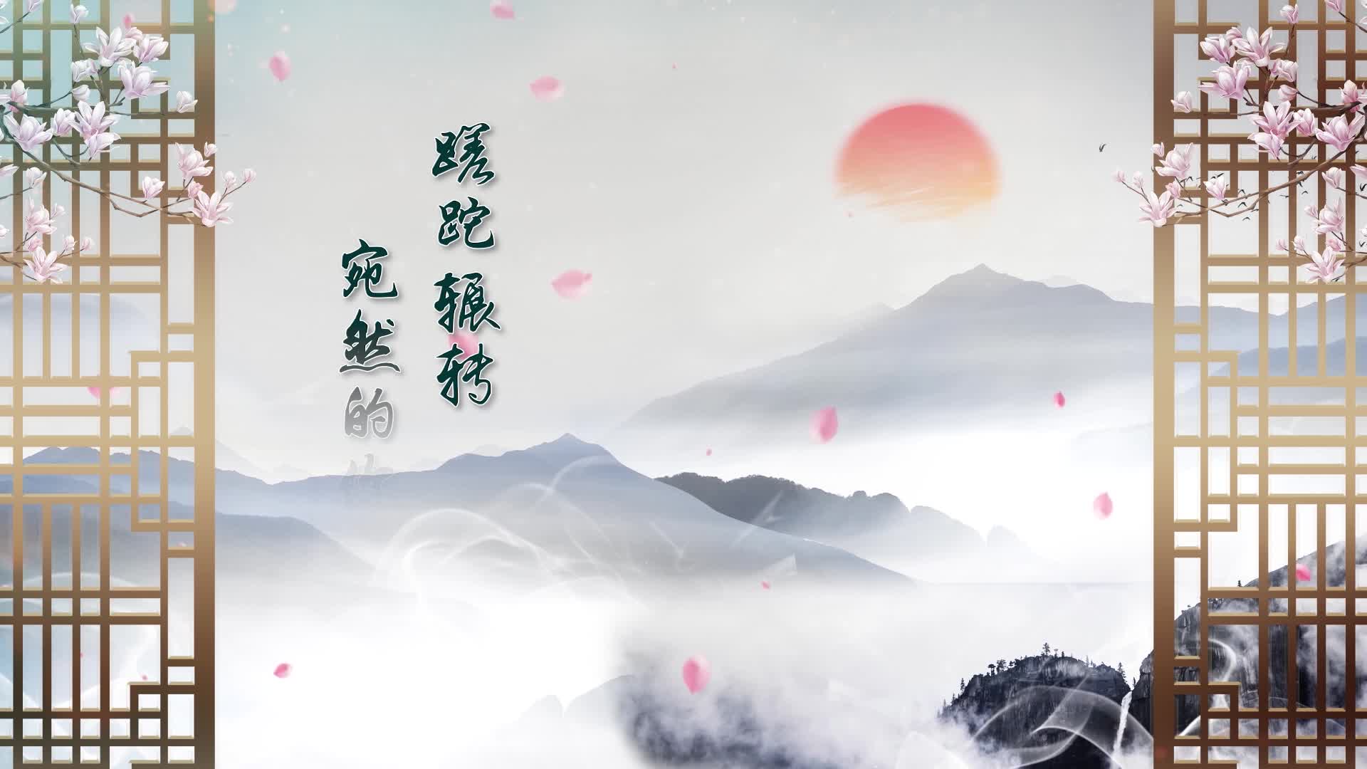 歌曲声声慢视频背景-有词