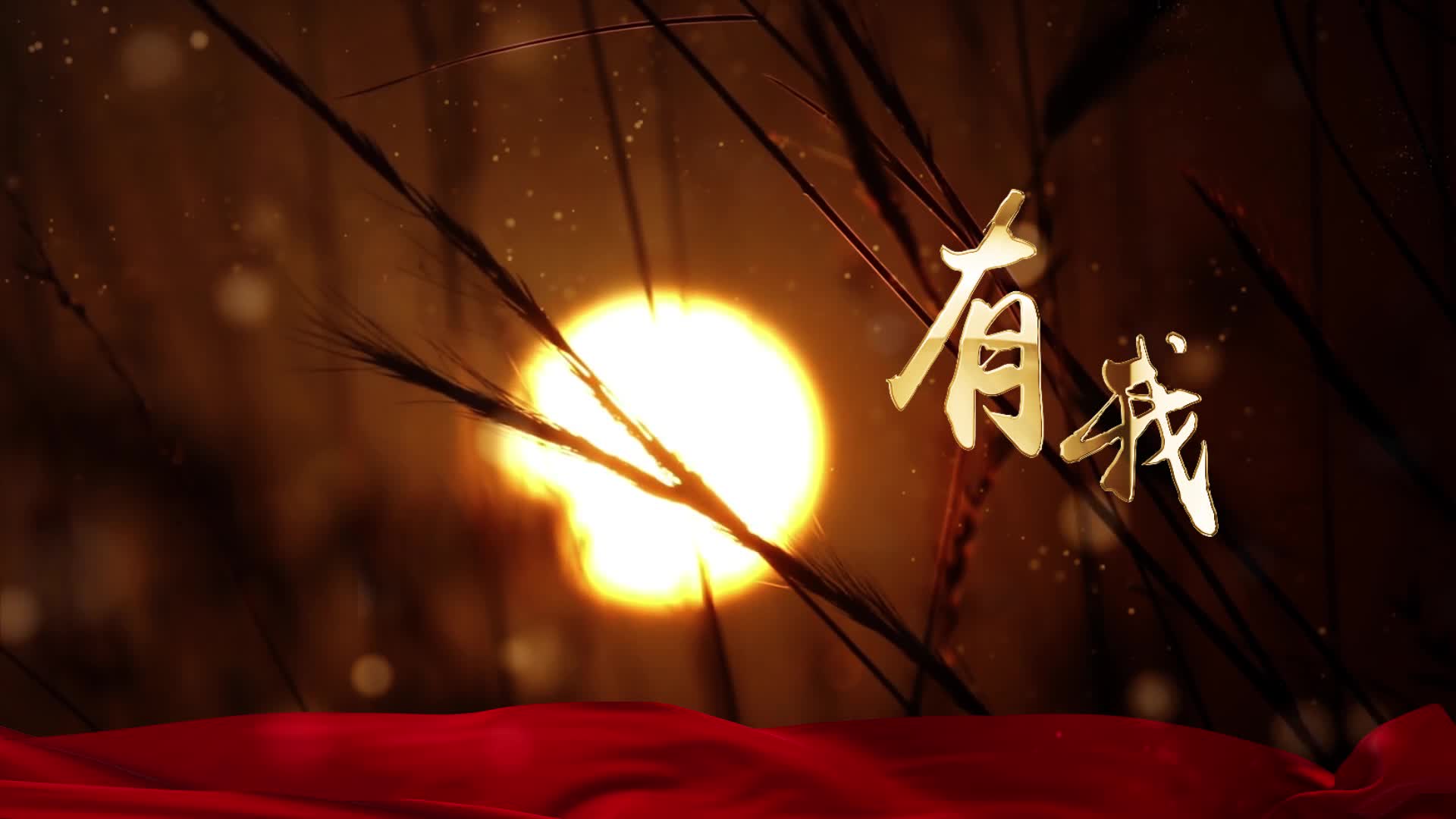 歌曲有我视频背景-下方歌词伴奏