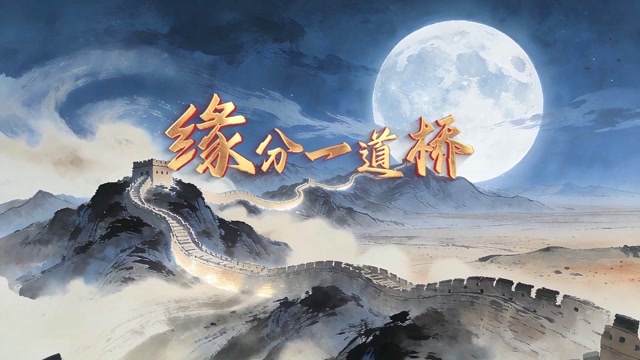 王力宏谭维维歌曲缘分一道桥led视频背景