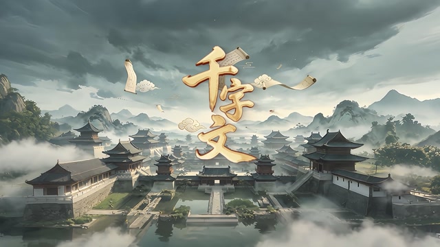 儿歌千字文led视频背景