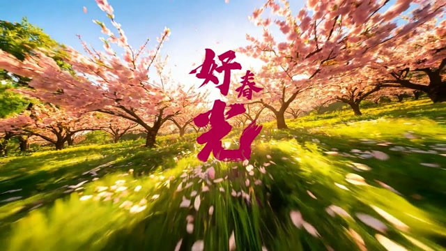 周深好春光led视频背景