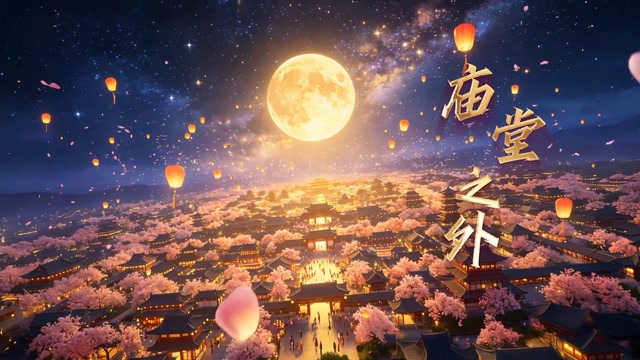 庙堂之外led视频背景-5分18