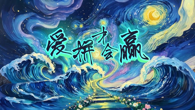 爱拼才会赢led视频背景-有唱词
