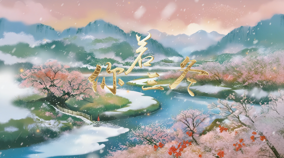 歌曲你若三冬led视频背景-无词